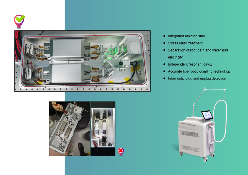 Weifang KM Newest Double Wave Alexandrite 755nm Alexandrite Laser Nd Yag 1064nm Laser Hair Removal Beauty Machine for Sale