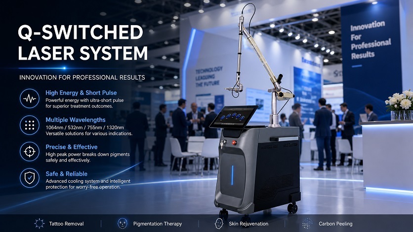 Weifang KM New updated 532nm 755nm 1064nm 1320nm Pico Laser Machine Suppliers Professional Nd Yag Laser Q Switched Picosecond Tattoo Removal Machine Weifang KM New updated 532nm 755nm 1064nm 1320nm Pico Laser Machine Suppliers Professional Nd Yag Laser Q Switched Picosecond Tattoo Removal Machine