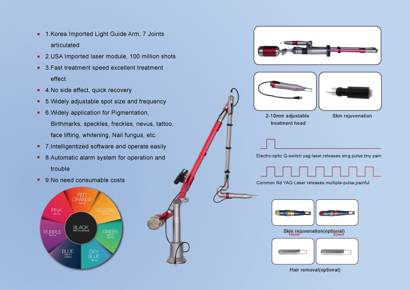 Weifang KM MDR Picosecond laser Q-switched nd yag laser pigment removal tattoo removal laser beauty equipment