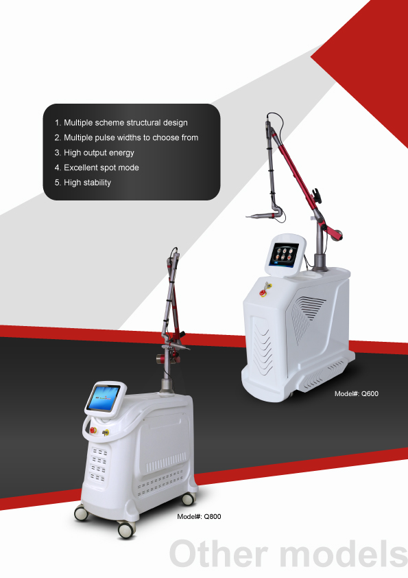 Picosecond 1064nm 755nm 532nm 1320nm Can OEM Pico Q Switched Nd Yag Laser Pico Laser Tattoo Removal Picosecond Laser Machine