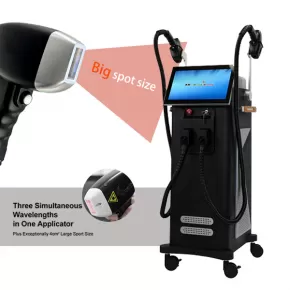 New updated Weifang KM Titanium triple wave 1600w 2400w 2600w diode laser hair removal machine