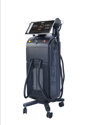 Weifang KM multifunctional 4 in 1 diode laser+IPL+Nd yag laser+RF beauty machine with android screen