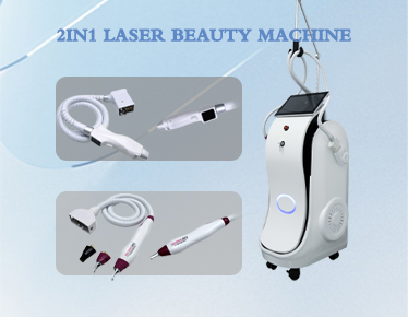 New updated Weifang KM Titanium 2 in 1 diode laser+nd yag laser multifunction beauty machine