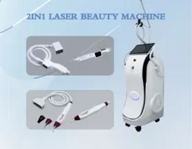 New updated Weifang KM Titanium 2 in 1 diode laser+nd yag laser multifunction beauty machine