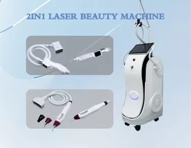 New updated Weifang KM Titanium 2 in 1 diode laser+nd yag laser multifunction beauty machine