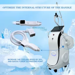 New updated Weifang KM Titanium 2 in 1 diode laser+nd yag laser multifunction beauty machine
