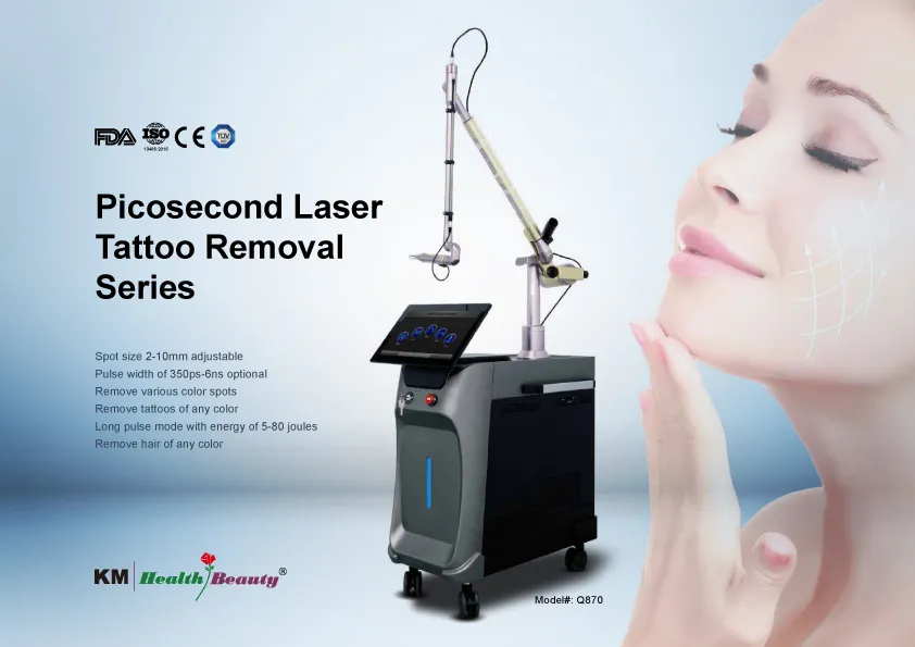 Weifang KM MDR Picosecond laser Q-switched nd yag laser pigment removal tattoo removal laser beauty equipment