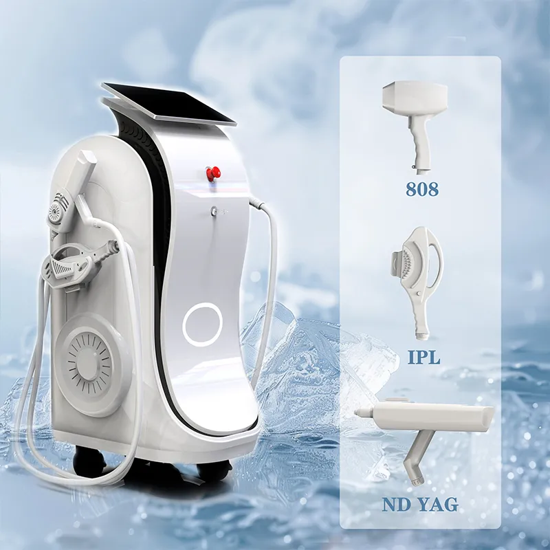 Weifang KM multifunction diode laser+Elight SHR+nd yag laser+RF machine
